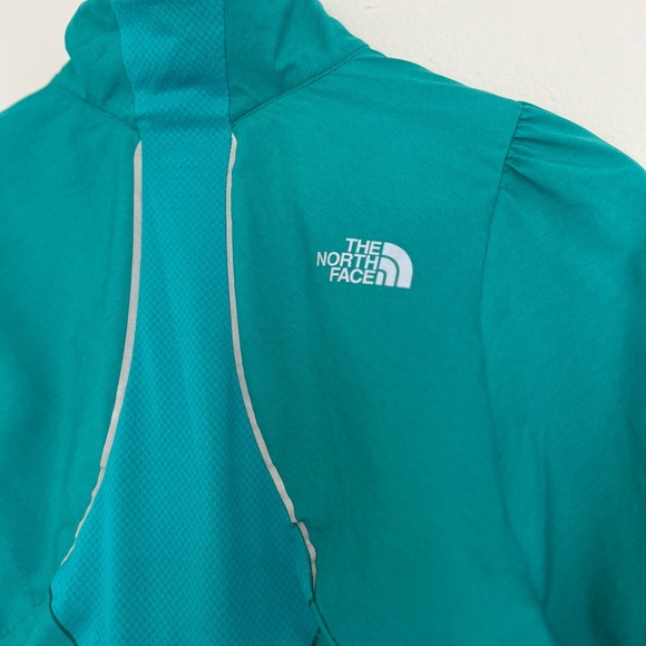 The North Face Teal Flight Series Zip Front Lightweight Windbreaker Jacket - Picture 7 of 15